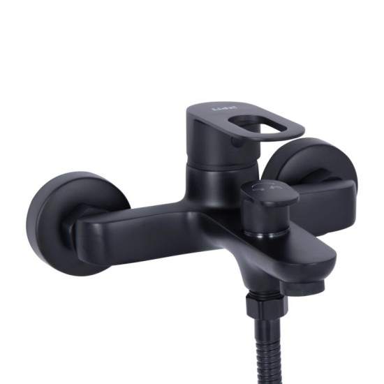 Смеситель для ванны Lidz Latwa 006 (k35) LDLAT006BLA45419 Black