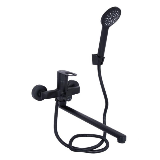 Змішувач для ванни Lidz Latwa 005 (k35) LDLAT005BLA45420 Black