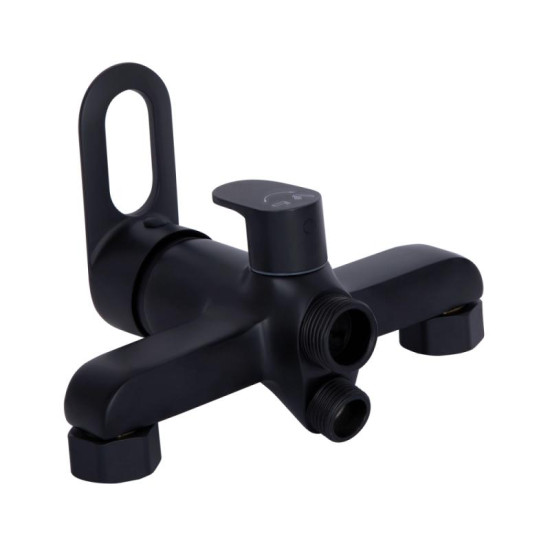 Змішувач для ванни Lidz Latwa 005 (k35) LDLAT005BLA45420 Black