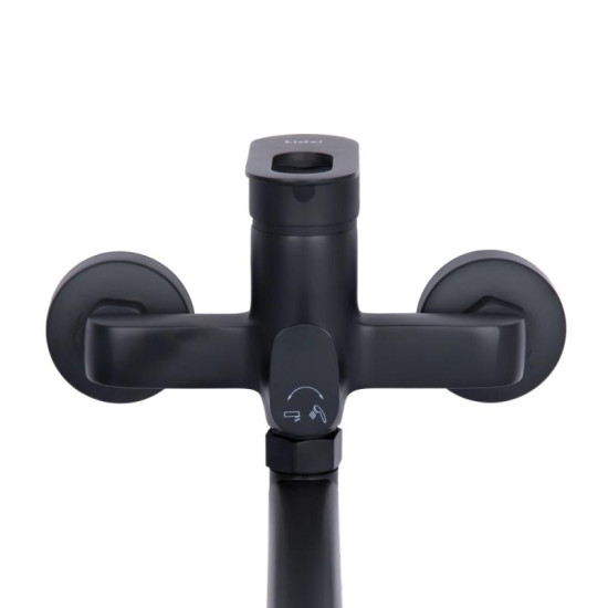 Змішувач для ванни Lidz Latwa 005 (k35) LDLAT005BLA45420 Black