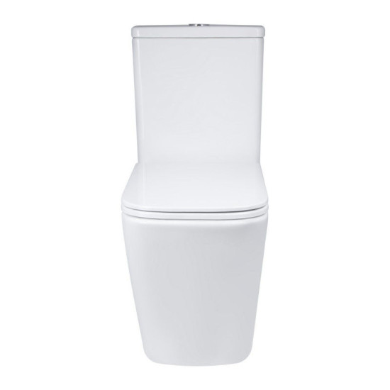 Унитаз-компакт Qtap Tern Ultra Quiet безободковый с сиденьем Soft-Close QT17222175AUQ1W White