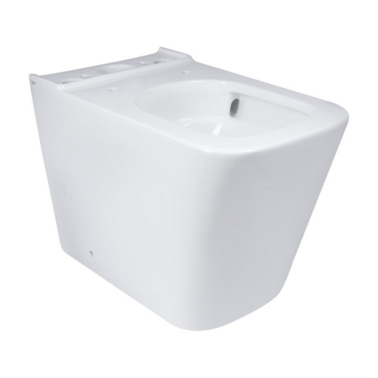 Унитаз-компакт Qtap Tern Ultra Quiet безободковый с сиденьем Soft-Close QT17222175AUQ1W White