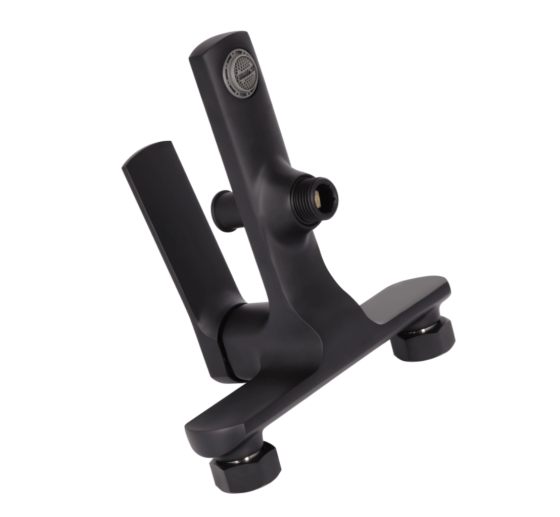 Змішувач для ванни Qtap Slavonice QTSLA259BLM45918 Black Matt