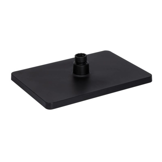 Лейка для верхнего душа Qtap Hlavova 280x280 мм прямоугольная QTHLA107BLM45947 Black Matt
