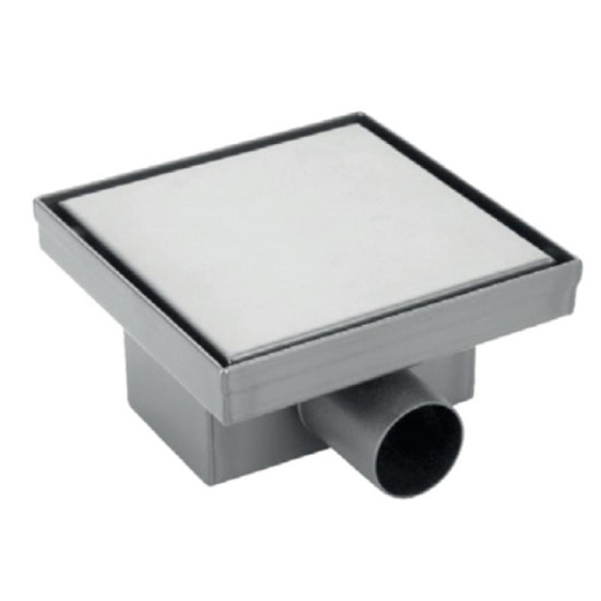 Лінійний трап Koer FD30-S150 із нержавіючої сталі SUS304 150x150мм (AC0684)