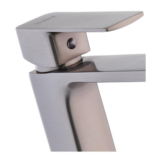 Змішувач для раковини Haiba Kubus 001 High Graphite (HB4002)