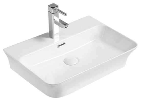 Раковина Mixxus Premium Bevel-0202 с переливом 560x415x125mm (MP6481)
