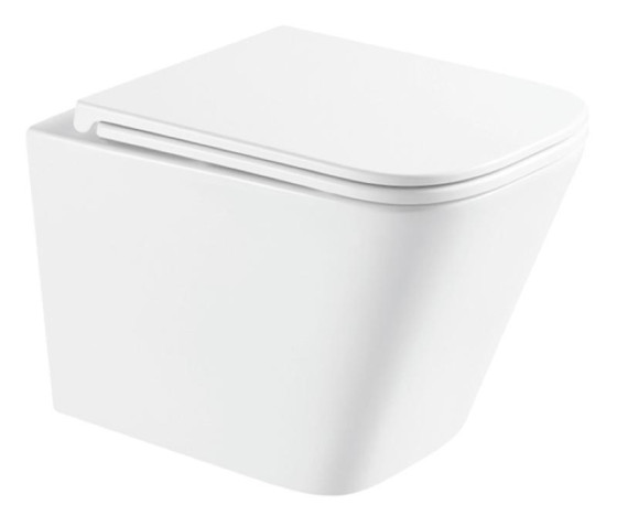 Унітаз підвісний Mixxus Premium Quadro-0302-R 530x360x365mm Rimless (MP6454)
