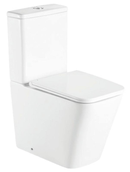 Унітаз-компакт Mixxus Premium Quadro-0401-R 610x365x825mm Rimless (MP6457)