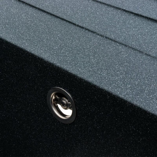Кухонная мойка Platinum 7050 CASCADA матовая антрацит