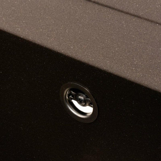 Кухонная мойка Platinum 7050 CASCADA матовая Тёмна скала