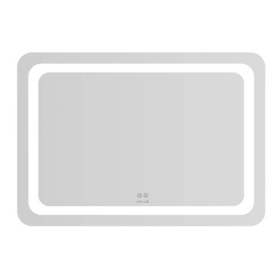 Дзеркало Volle LUNA TANGA 1648.52148700 з підсвічуванням по контуру, з підігрівом, сенсорним вимикачем