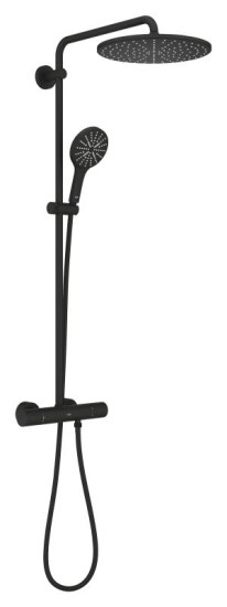 Душевая система Grohe RAINSHOWER SYSTEM  310 SMARTACTIVE 22119KF0 черный матовый