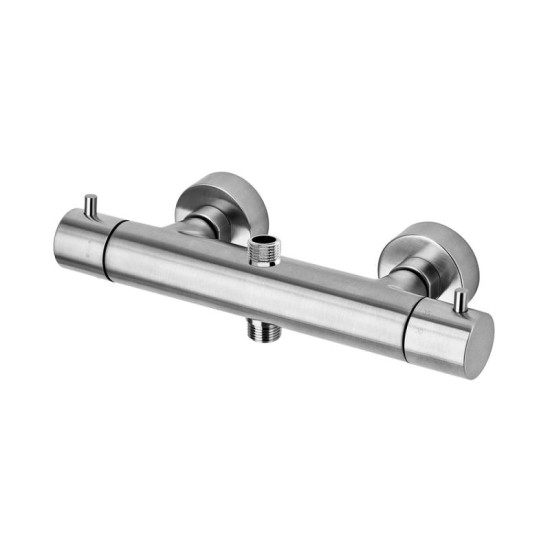 Душевая система Paffoni Light Steel Looking (ZCOL646KLIQST)