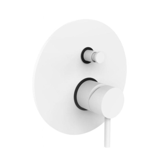 Душевая система Paffoni LIGHT, белый матовый (KITLIG015BO)