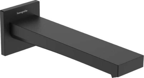 Вилив для ванни Hansgrohe Tecturis E з виступом 210 мм, Matt Black (73410670)