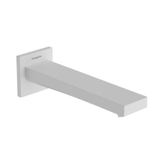 Излив для ванны Hansgrohe Tecturis E с выступом 210 мм, Matt White (73410700)