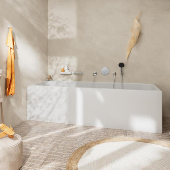Излив для ванны Hansgrohe Tecturis S с выступом 198 мм, Chrome (73411000)