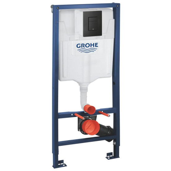 Инсталляция для унитаза Grohe Rapid SL 3в1 с клавишей смыва и креплениями 39939000