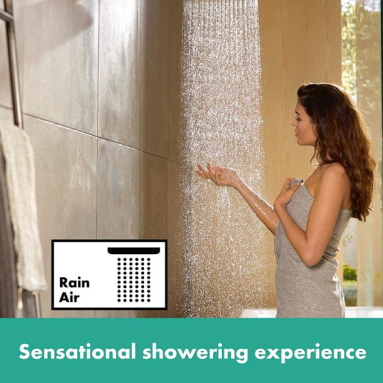 Лійка для верхнього душу Hansgrohe Croma 280 1jet EcoSmart 9 л/хв, Polished Gold Optic (26221990)