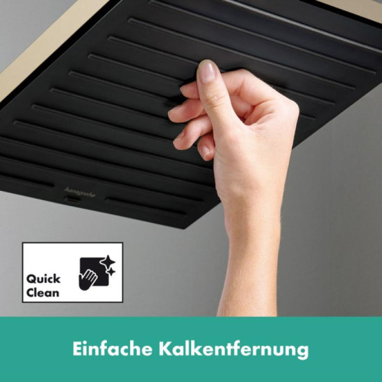 Лійка для верхнього душу Hansgrohe Pulsify E 260 1jet EcoSmart, Brushed Bronze (24331140)