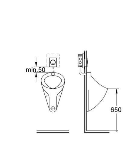 Панель змиву для пісуару Grohe Nova Cosmopolitan (38804P00)