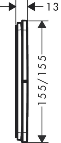 Перемикач Hansgrohe ShowerSelect Comfort Q на 3 функції, Matt Black (15587670)