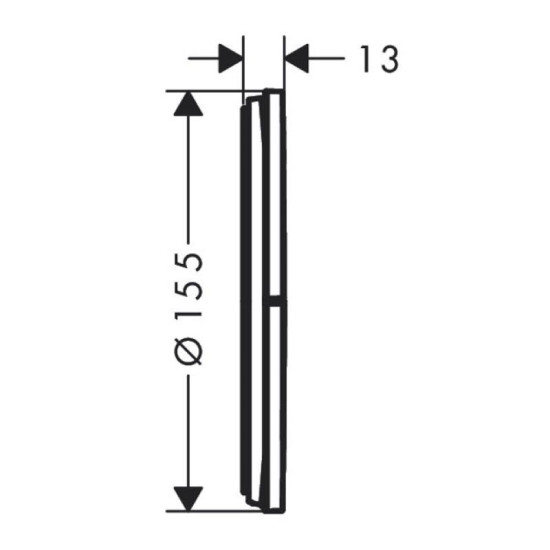 Перемикач Hansgrohe ShowerSelect Comfort S на 3 функції, Chrome (15558000)