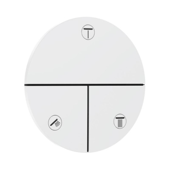 Переключатель Hansgrohe ShowerSelect Comfort S на 3 функции, Matt White (15558700)