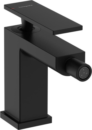 Смеситель для биде Hansgrohe Tecturis E со сливным гарнитуром, Matt Black (73200670)