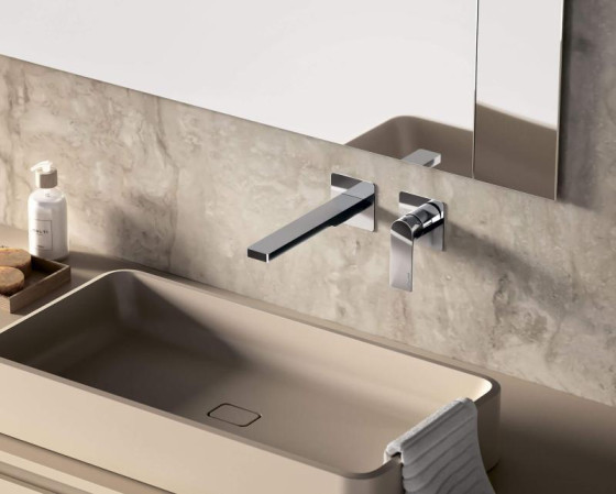Смеситель скрытого монтажа для раковины Paffoni Tilt Tango, хром (TA105CR70)