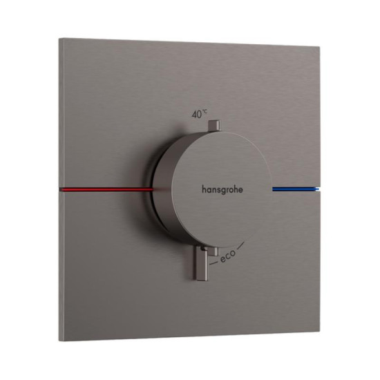 Термостат прихованого монтажу для душу Hansgrohe ShowerSelect Comfort E HighFlow Brushed Black Chrome (15574340)