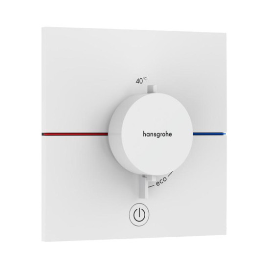 Термостат скрытого монтажа для душа Hansgrohe ShowerSelect Comfort E HighFlow Matt White (15575700)