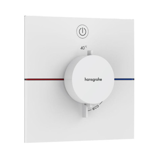 Термостат скрытого монтажа для душа Hansgrohe ShowerSelect Comfort E Matt White (15571700)