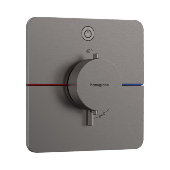 Термостат скрытого монтажа для душа Hansgrohe ShowerSelect Comfort Q Brushed Black Chrome (15581340)