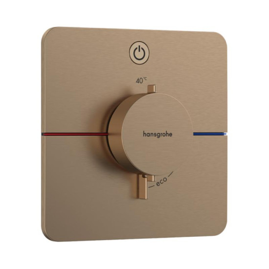 Термостат скрытого монтажа для душа Hansgrohe ShowerSelect Comfort Q Brushed Bronze (15581140)