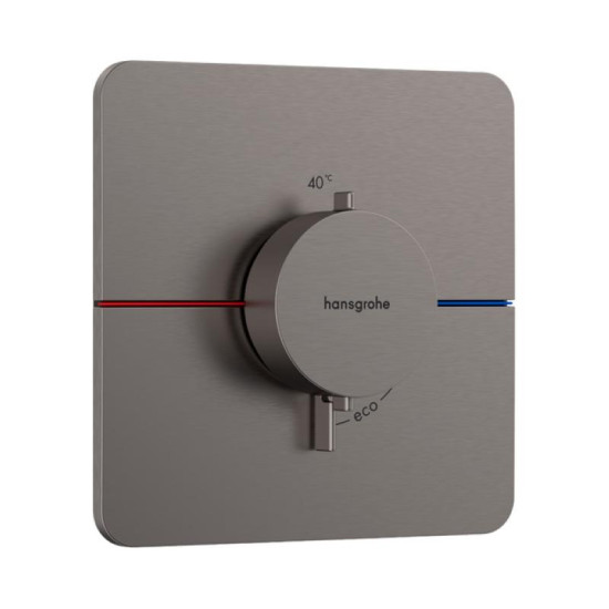 Термостат скрытого монтажа для душа Hansgrohe ShowerSelect Comfort Q HighFlow Brushed Black Chrome (15588340)
