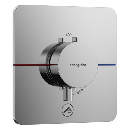 Термостат скрытого монтажа для душа Hansgrohe ShowerSelect Comfort Q HighFlow Chrome (15589000)