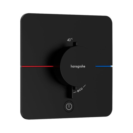 Термостат скрытого монтажа для душа Hansgrohe ShowerSelect Comfort Q HighFlow Matt Black (15589670)