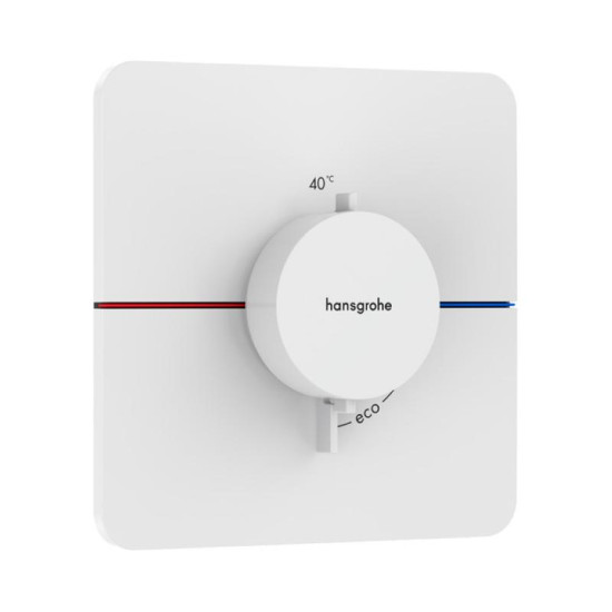 Термостат прихованого монтажу для душу Hansgrohe ShowerSelect Comfort Q Matt White (15581700)
