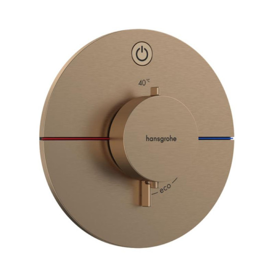 Термостат скрытого монтажа для душа Hansgrohe ShowerSelect Comfort S Brushed Bronze (15553140)