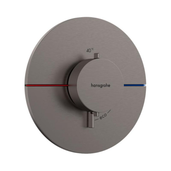 Термостат скрытого монтажа для душа Hansgrohe ShowerSelect Comfort S HighFlow Brushed Black Chrome (15559340)