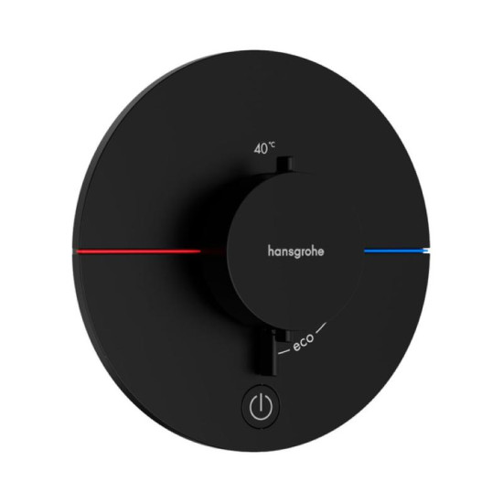 Термостат скрытого монтажа для душа Hansgrohe ShowerSelect Comfort S HighFlow Matt Black (15562670)