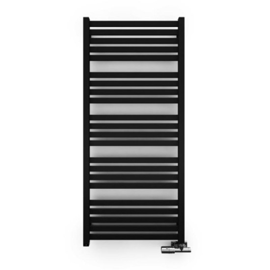 Полотенцесушитель Terma Marlin One 1185х430, скрытый тэн One, черный матовый (WWMRN118043K9M5E8P)
