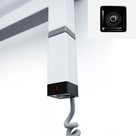 Рушникосушарка Terma Vivo One 1150х500, підключення праворуч, без вилки, чорний (WWVON115050K9M5E8P)