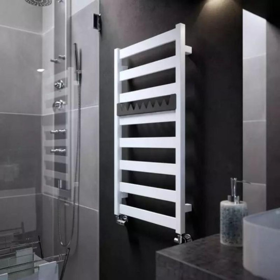 Полотенцесушитель Terma Vivo One 910х400, скрытое подключение справа, белый (WWVON091040 KS96E8P)