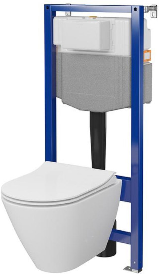 Инсталляция с унитазом Cersanit C14 AQUA 50 QF + City Clean on (S701-794)