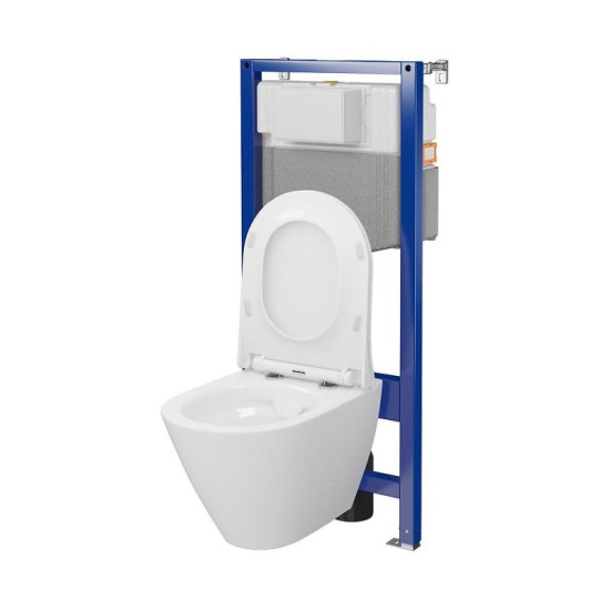 Инсталляция с унитазом Cersanit C14 AQUA 50 QF + City Clean on (S701-794)