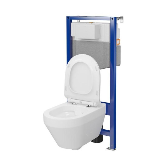 Инсталляция с унитазом Cersanit C28 AQUA 50 QF + Crea Clean on (S701-807)