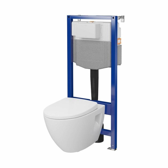 Инсталляция с унитазом Cersanit C35 AQUA 50 QF + MODUO PLUS Clean on (S701-814)